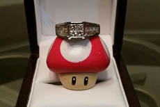 Парень сделал девушке предложение через Super Mario