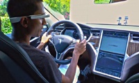 Автомобильное приложение для Google Glass