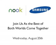 Анонс Samsung Galaxy Tab 4 Nook состоится 20 августа