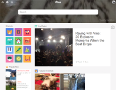 Vine обновил свою веб-версию в стиле YouTube