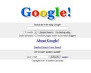 Как выглядели самые популярные сайты в начале существования