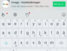 Клавиатуры смартфонов HTC начали показывать рекламу