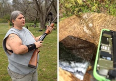 Разгневанная американка расстреляла из ружья iPhone своих непутевых детей