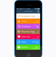 Концепт приложения Healthbook для iOS 8
