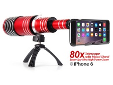 «Шпионский» супертелеобъектив для iPhone с 80-кратным зумом