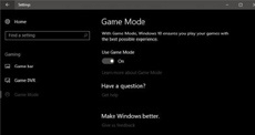 Microsoft снова объяснила игровой режим Windows 10