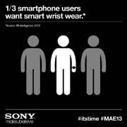 «Умные» часы Sony получат поддержку NFC и защиту от воды