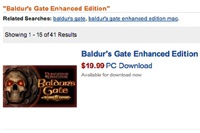 Виновницей удаления Baldur's Gate Enhanced Edition из App Store оказалась Atari