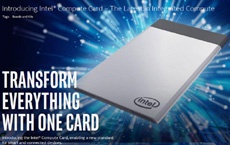 Intel Compute Card — компьютер размером с кредитную карту