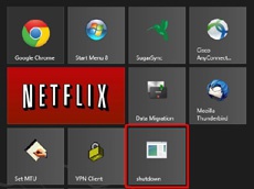 Как создать плитку перезагрузки в Windows 8