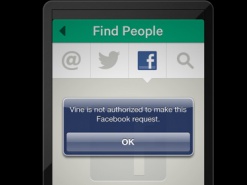 Facebook оставил видеосервис Vine без поиска друзей