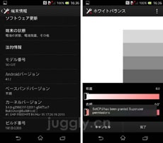 Японский Sony Xperia Z получил настройку баланса белого