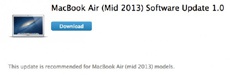 Apple выпустила обновление ПО для MacBook Air