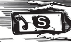 Мобильный Skype съел заработок украинских операторов фиксированной связи