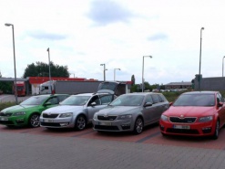 В Сети появились шпионские фото Octavia RS