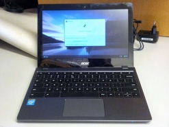 Грядущий хромбук Acer C720 на базе Haswell может получить сенсорный экран