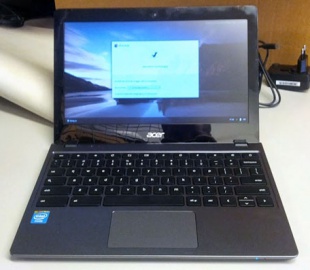 Грядущий хромбук Acer C720 на базе Haswell может получить сенсорный экран