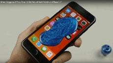 Что случится с iPhone 7, если вылить на него лак для ногтей