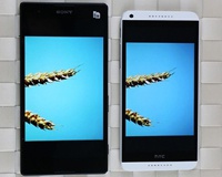 Сравнение дисплеев HTC Desire 816 и Sony Xperia T2 Ultra