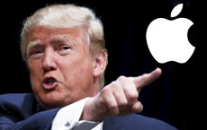 Дональд Трамп со своего iPhone призвал бойкотировать продукцию Apple