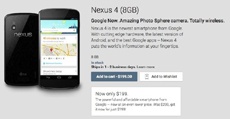 Google снизила цену Nexus 4 на $100