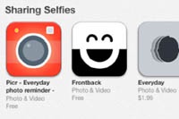 В App Store появилась подборка приложений для селфи