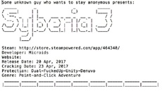 Пираты взломали игру Syberia 3