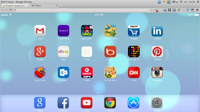 IOS 7 New Tab Page превращает стартовую страницу Chrome в экран iPad