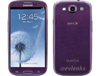Samsung анонсировала фиолетовый Galaxy S III