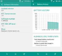 В оболочке HTC Sense 7.0 будет использован дизайн Material