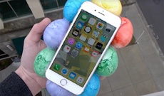 Дроп-тест iPhone 6s в чехле из яиц