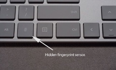Microsoft представила беспроводную клавиатуру со встроенным сканером отпечатков пальцев