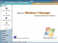 Windows 7 Manager 1.1.7: оптимизатор для новой ОС