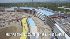 Строительство нового кампуса Apple сняли с высоты птичьего полета