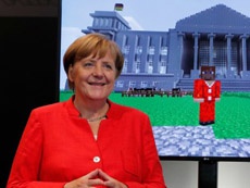 Канцлер Германии Ангела Меркель оценила Minecraft и Farming Simulator