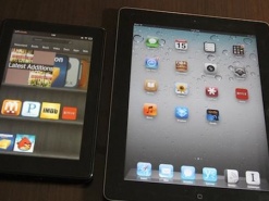 Новый iPad vs. Kindle Fire