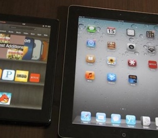 Новый iPad vs. Kindle Fire