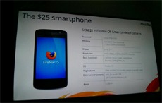 Аналитики считают маловероятной возможность появления смартфонов с FireFox OS по цене $25