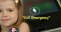 Двухгодовалая девочка спасла мать при помощи Siri