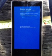 Обновление до Windows Phone 8.1 вызывает синий экран смерти