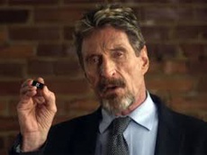 Джон Макафи объявил войну паролям