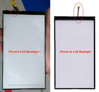 В Сети появились изображения панели подсветки дисплея для iPhone 6