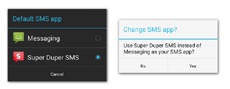 Android 4.4 KitKat позволит выбирать SMS-клиент по умолчанию