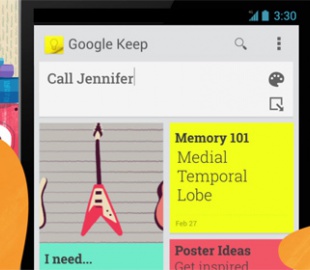 Google запустила сервис работы с заметками