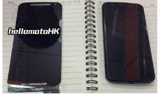 Лицевую панель смартфона Motorola Moto X+1 сфотографировали рядом с Moto X1