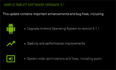 Обновление NVIDIA Shield Tablet исправило проблемы со звуком