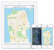 Карты для Apple будут создавать пользователи iPhone и iPad