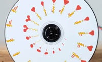 CD-диски превратили в дисплей для анимации
