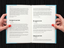 Стартап напечатает книгу с перепиской из Facebook