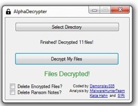 Жертвы приложения-вымогателя Alpha могут восстановить файлы бесплатно